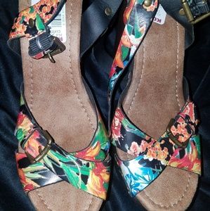 Tropical Platform Shoes